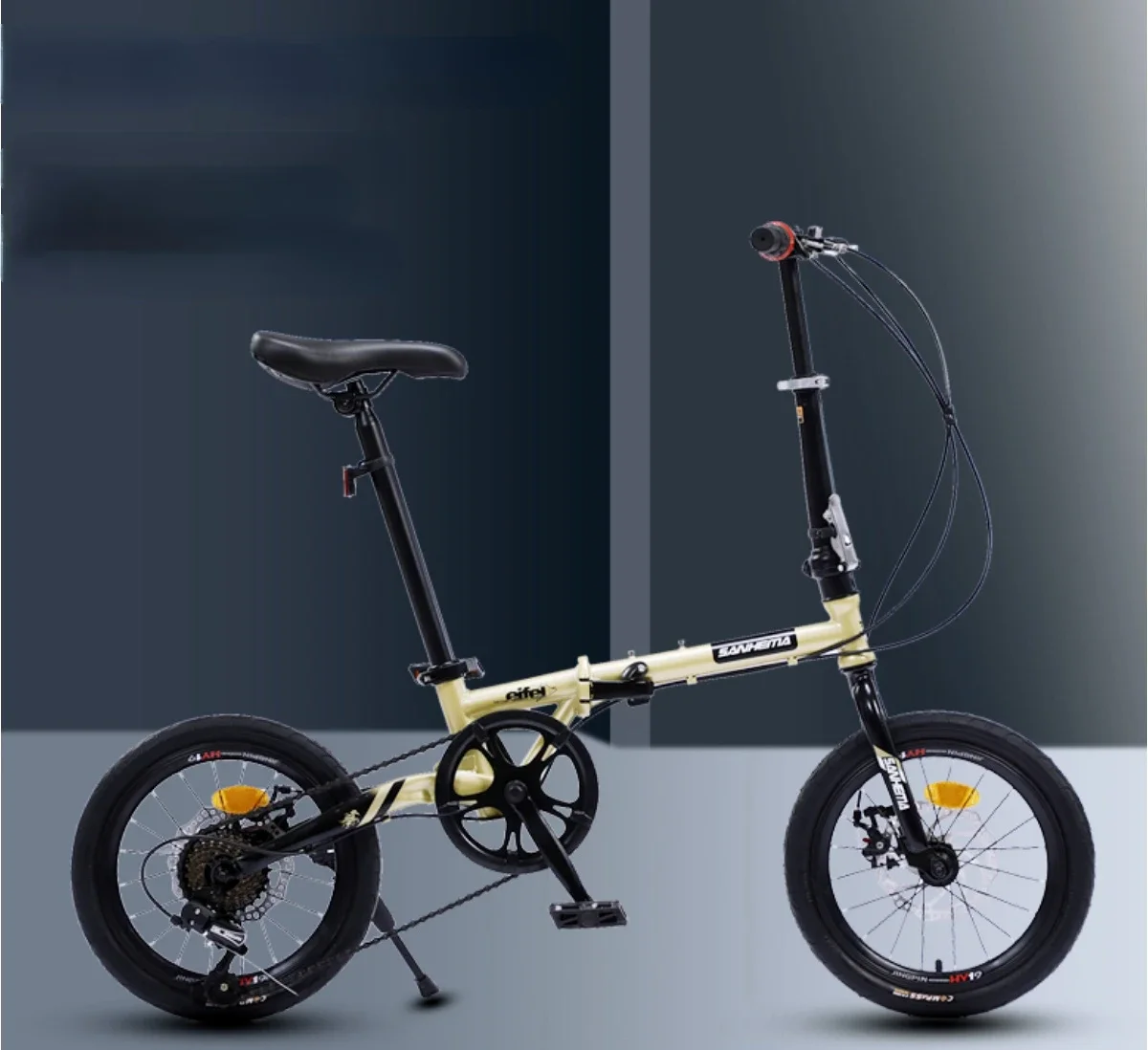 Ultra-light Portable Variable Speed Small Folding Bike Male and Female Students Children Adult Bike