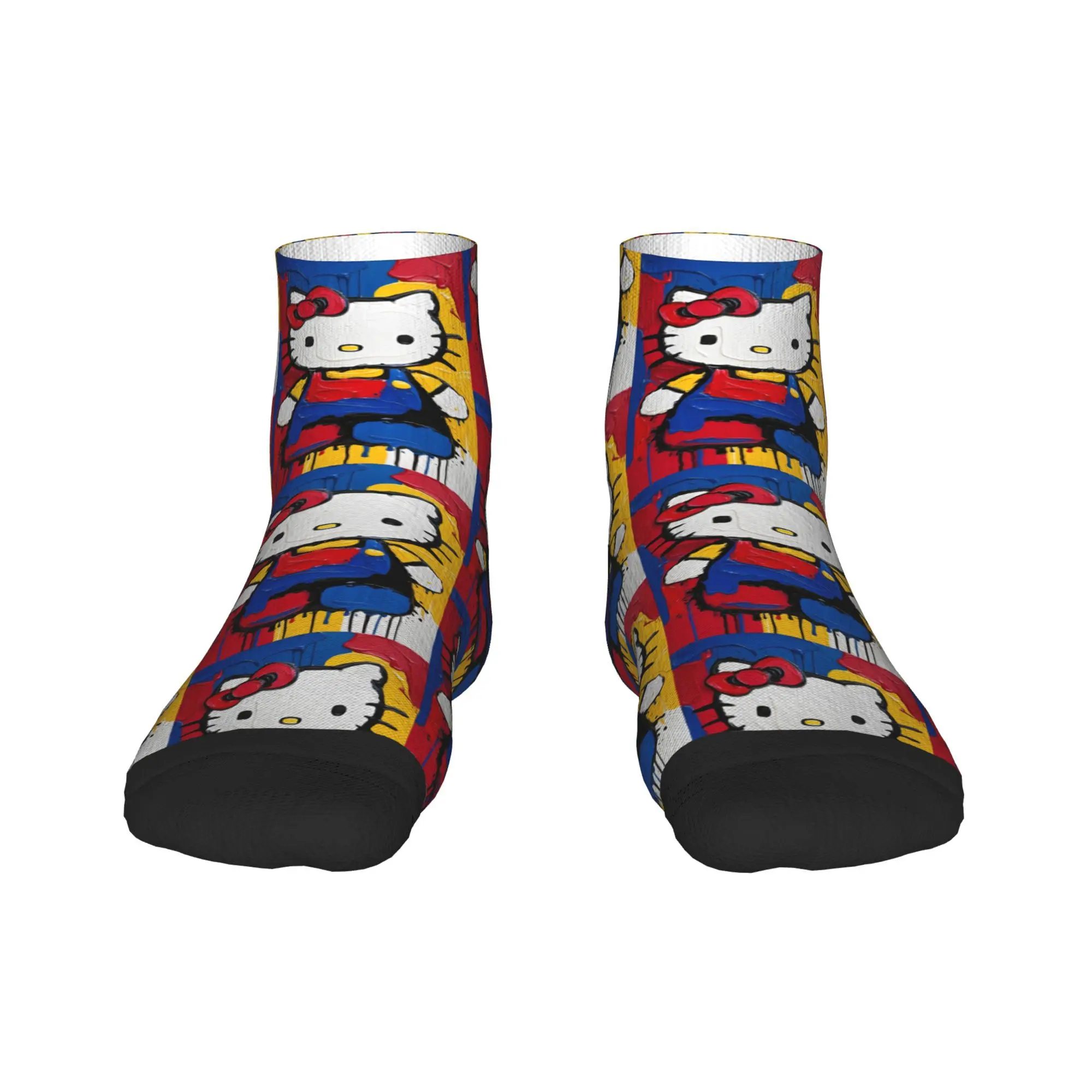 

Discover the magic of the cosmos with Hello Kitty Ankle Socks Leisure Casual Socks Spring Anti Bacterial Soft Sock For Men