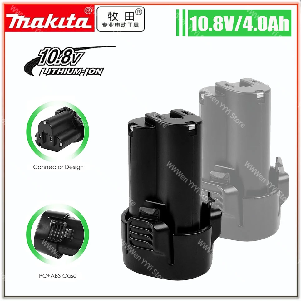 

Original Makita 10.8V-12V 4.0Ah Li-ion Battery BL1013 BL1014 TD090D TD090DW LCT203W LCT204 194550-6 DF030D LCT203W 4000mAh