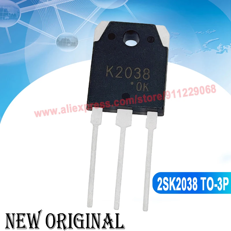 (5 Pieces) K2038 2SK2038 TO-3P 800V 5A / 2SK1081 800V 7A / 2SK2258 1000V 4A / 2SK851 K851 250V 30A TO-3P