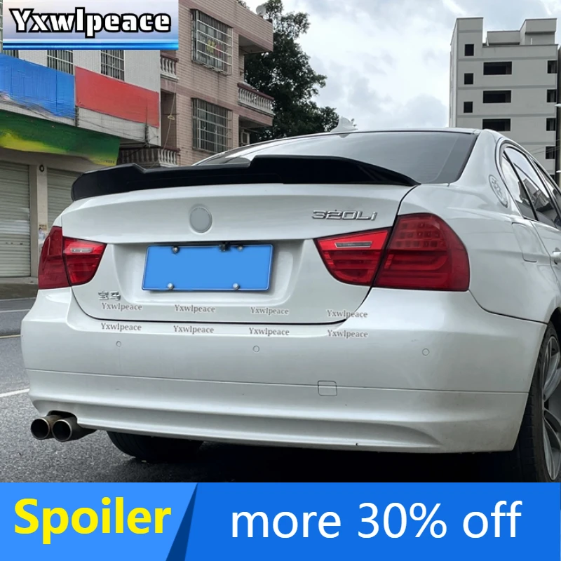 

For BMW 3 Series Sedan E90 Spoiler 2005-2012 High Quality ABS Plastic Psm Style Rear Trunk Lip Wing Body Kit Accessories