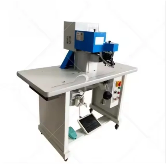 Microcomputer-Controlled Semi-Automatic Leather Bag Zipper Machine Zipper Sealing Equipment Motor Essential for Leather