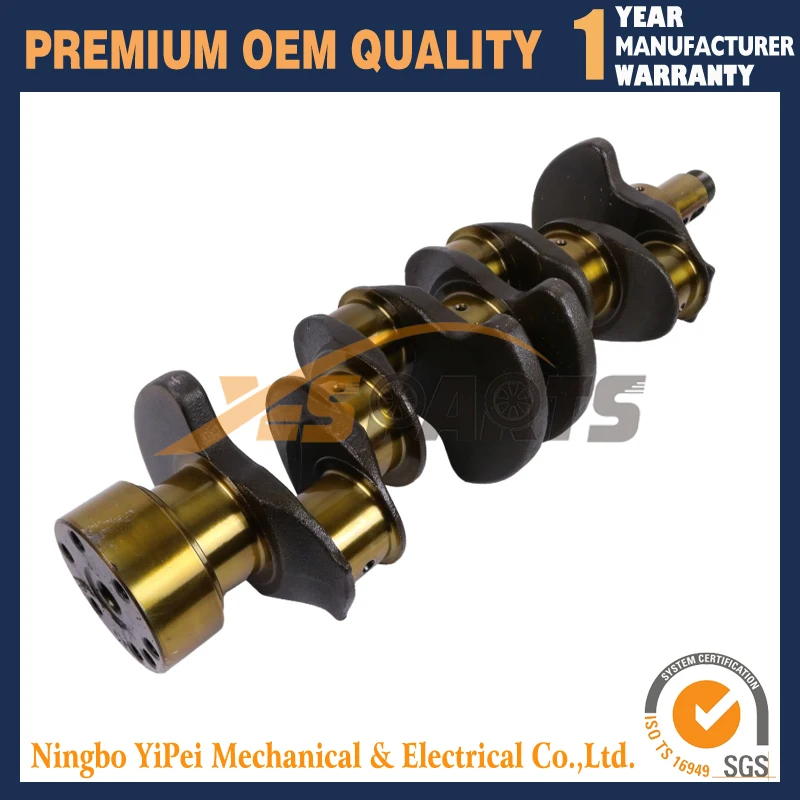 Cigüeñal FD35 12200-T9000 12200-01T00 compatible con motor Nissan ED33 FD35 FD35T 12200T9000 1220001T00