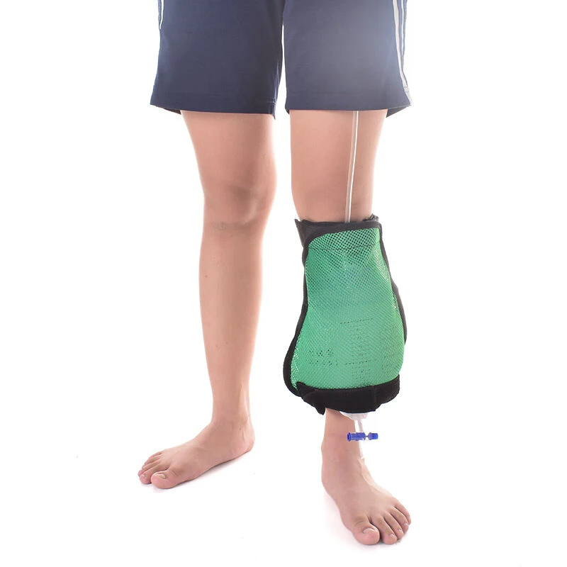 Sac de collecte d'urine, support de jambe, sangle de proximité, partenaires, sac externe, dispositif de stabilisation de la cathcirculation pour une ence urinaire infilée