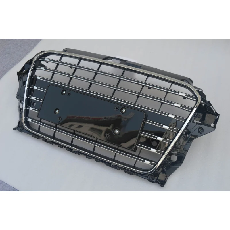 Grill Honeycomb 2014 2015 2016 For Audi A3 retrofitted RS3 A3 8V Upgrade RS3 Grille Trim Front Bumper Racing Grills Accessories view 2