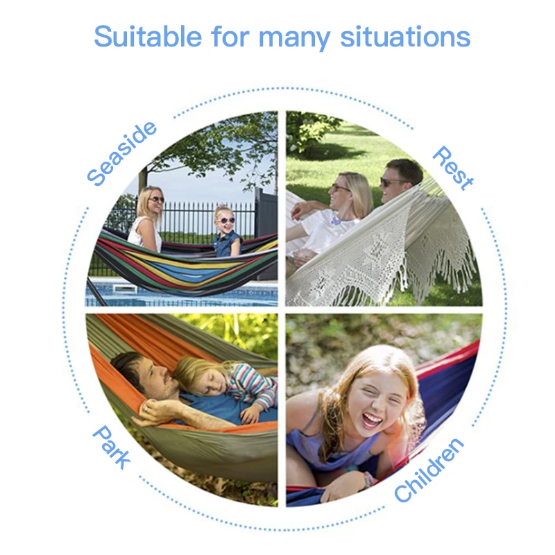 Altalene da giardino Amaca da campeggio per dormire Sedia sospesa Mobili da esterno Altalena brasiliana Amaca in metallo Stand Amache da spiaggia