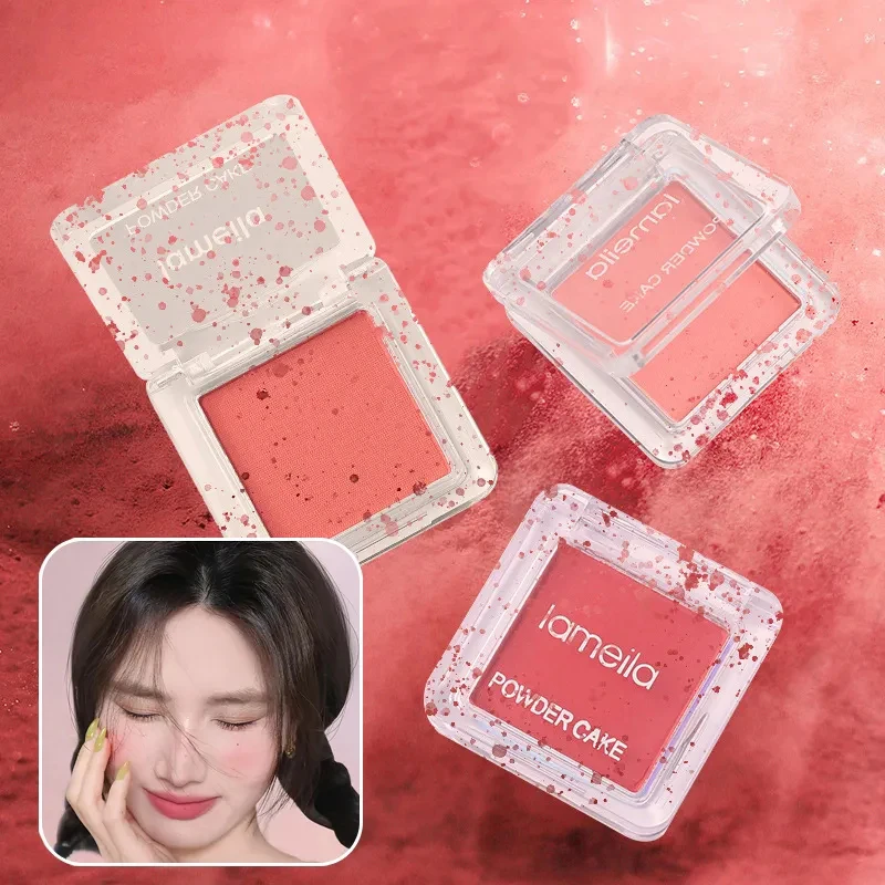 Soft Mist fard Powder Matte Shimmer Face Contour Shading Powder Lasting Waterproof Brightening Cheek Makeup Blush