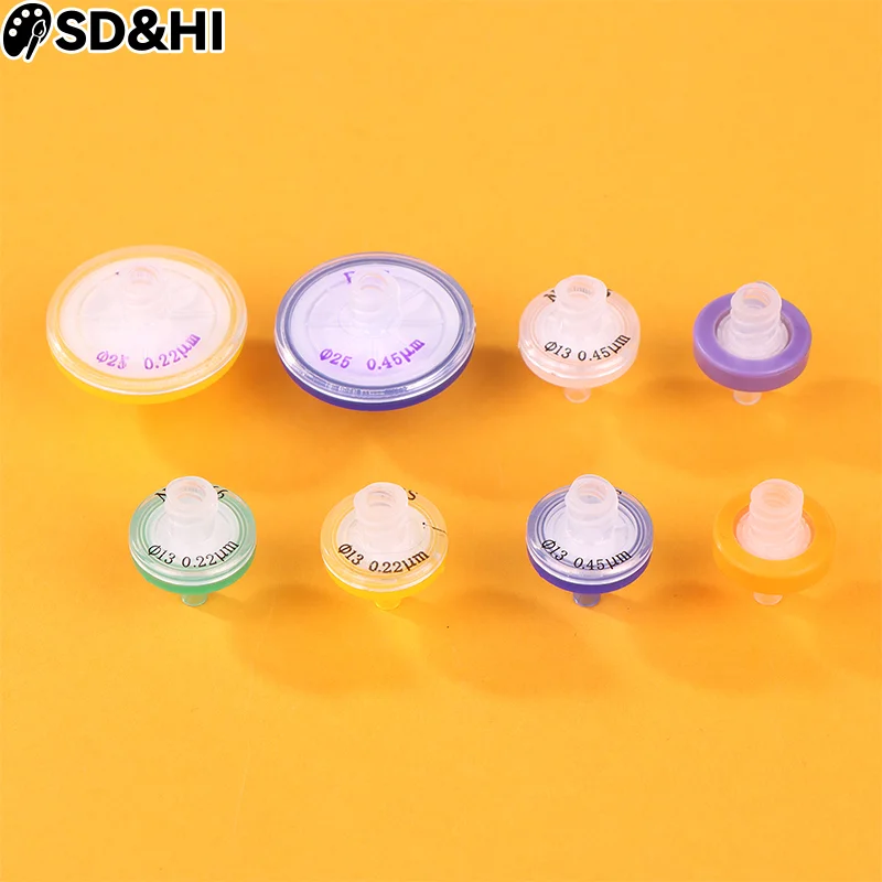 

1Pc Lab 0.22um/0.45um Sterile Millipore Syringe Filter Nylon/PES/ PTFE Sterile Needle-type Membrane Filter Laboratory Equipment