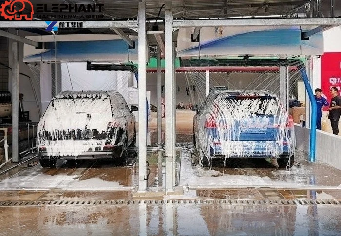Unmanned Automatic Car Wash Machine with 10 Inch Touch Screen Remote Control Fault Self-check and Anti-freezing Drainage