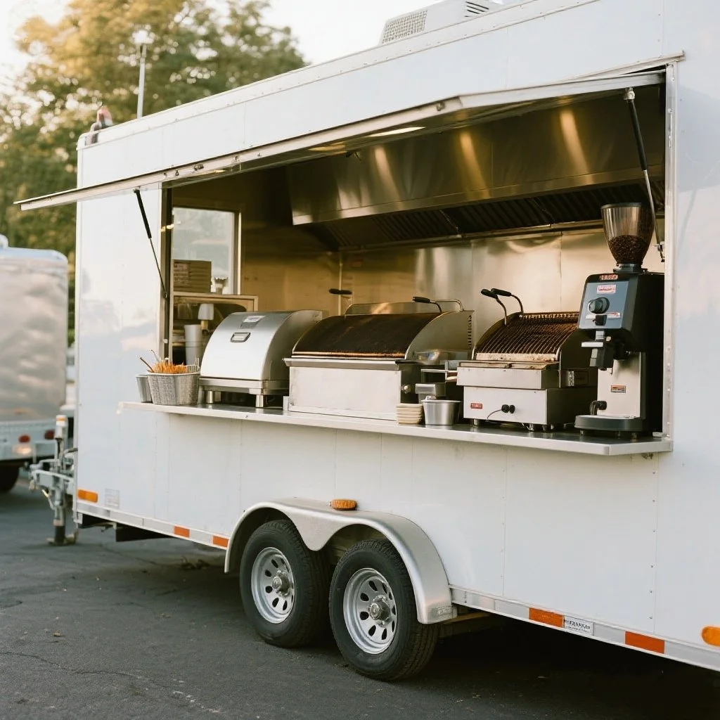Street Concession Bakery Food Trailer with Full Kitchen Outdoor Mobile Restaurant Pizza Hot Dog Cart Food Trucks