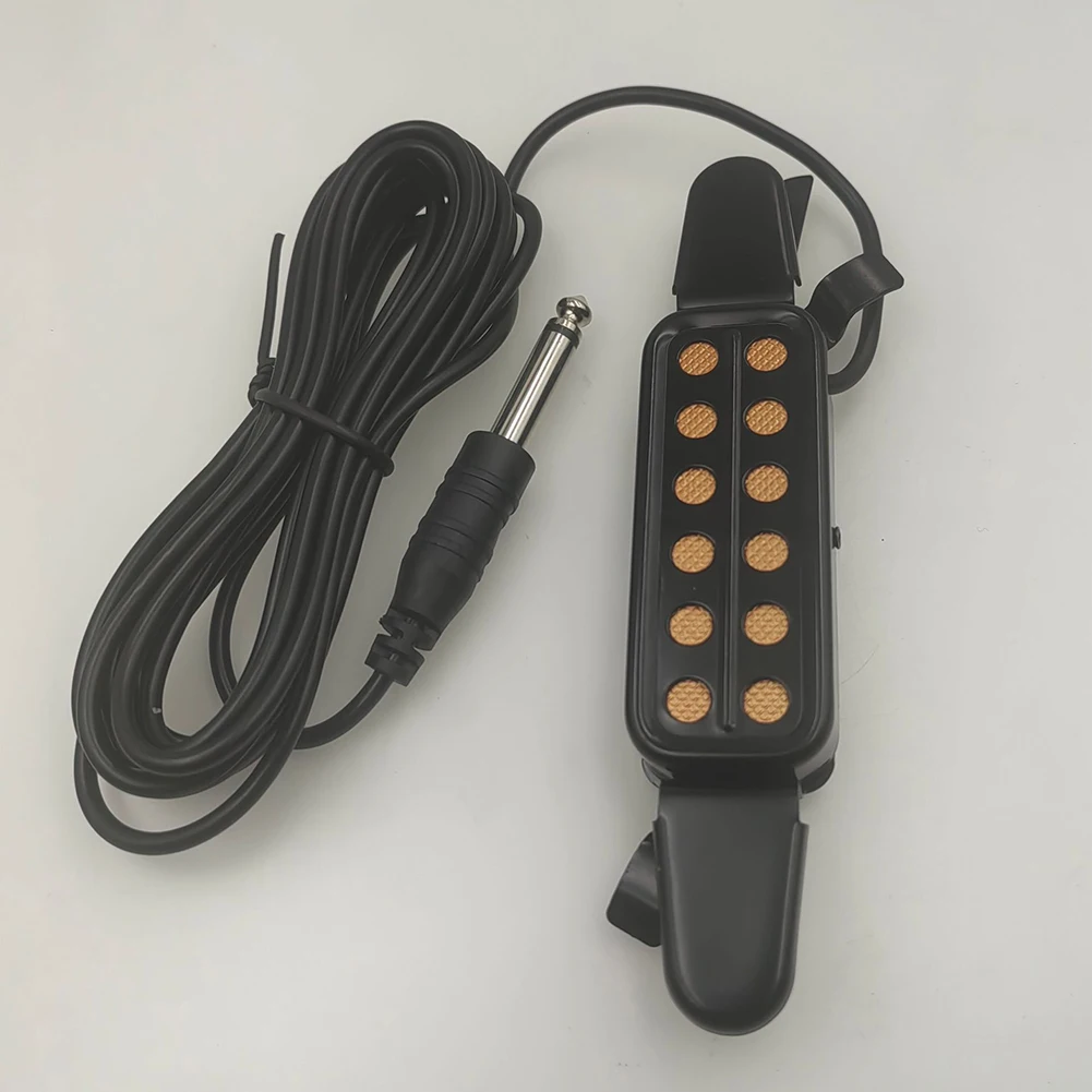 

12 Hole Magnetic Acoustic Guitar Pickup with Tone and Volume Control for Easy Installation and Enhanced Sound Performance