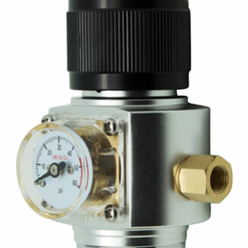 

Adjustable Gas Regulator 30PSI CO2 Mini regulator 3/8-24UNF thread