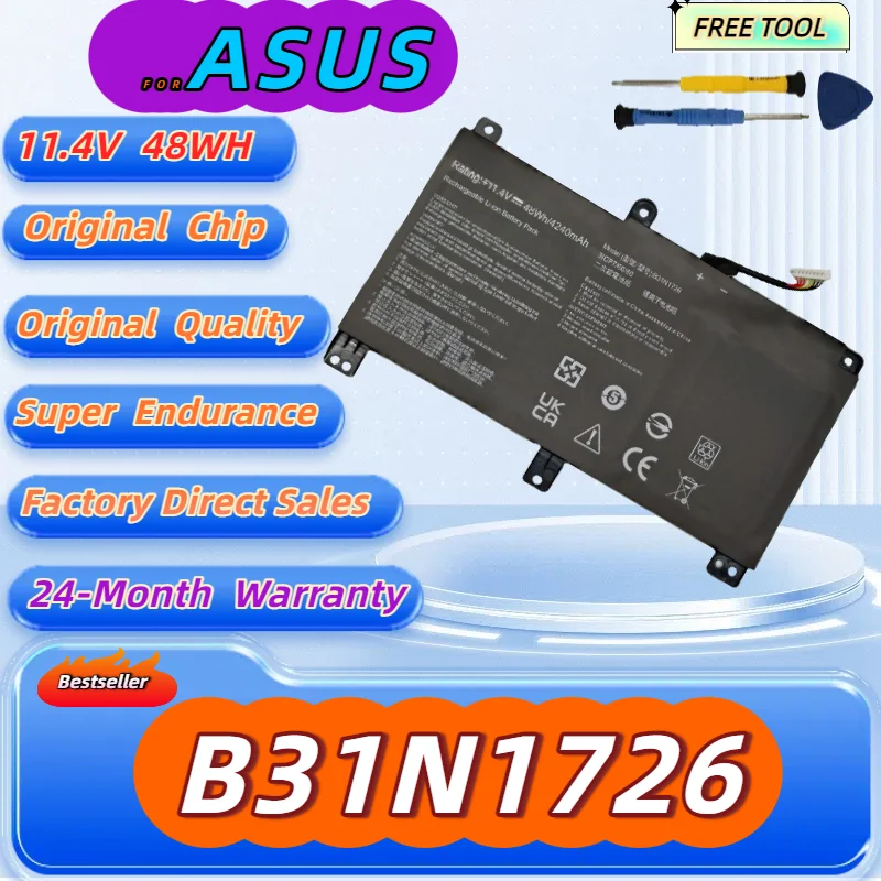 

B31N1726 Laptop Battery for ASUS FX504 FX504G FX504GD FX504GE FX504GM FX505 FX505DT FX505DV FX505GE FX80 FX80G FX80GD FX80GE