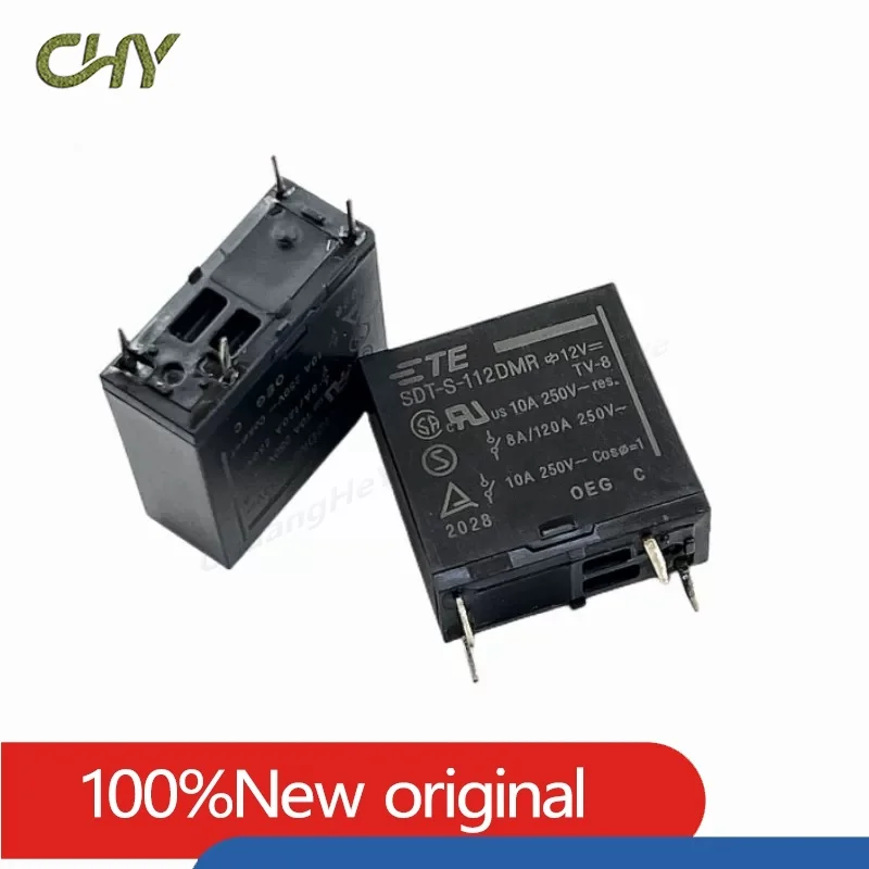 TE TYCO Relé SDT-S-105LMR SDT-S-112LMR 5VDC 12VDC 24VDC 4PIN 5A Relé De Potência original Novo
