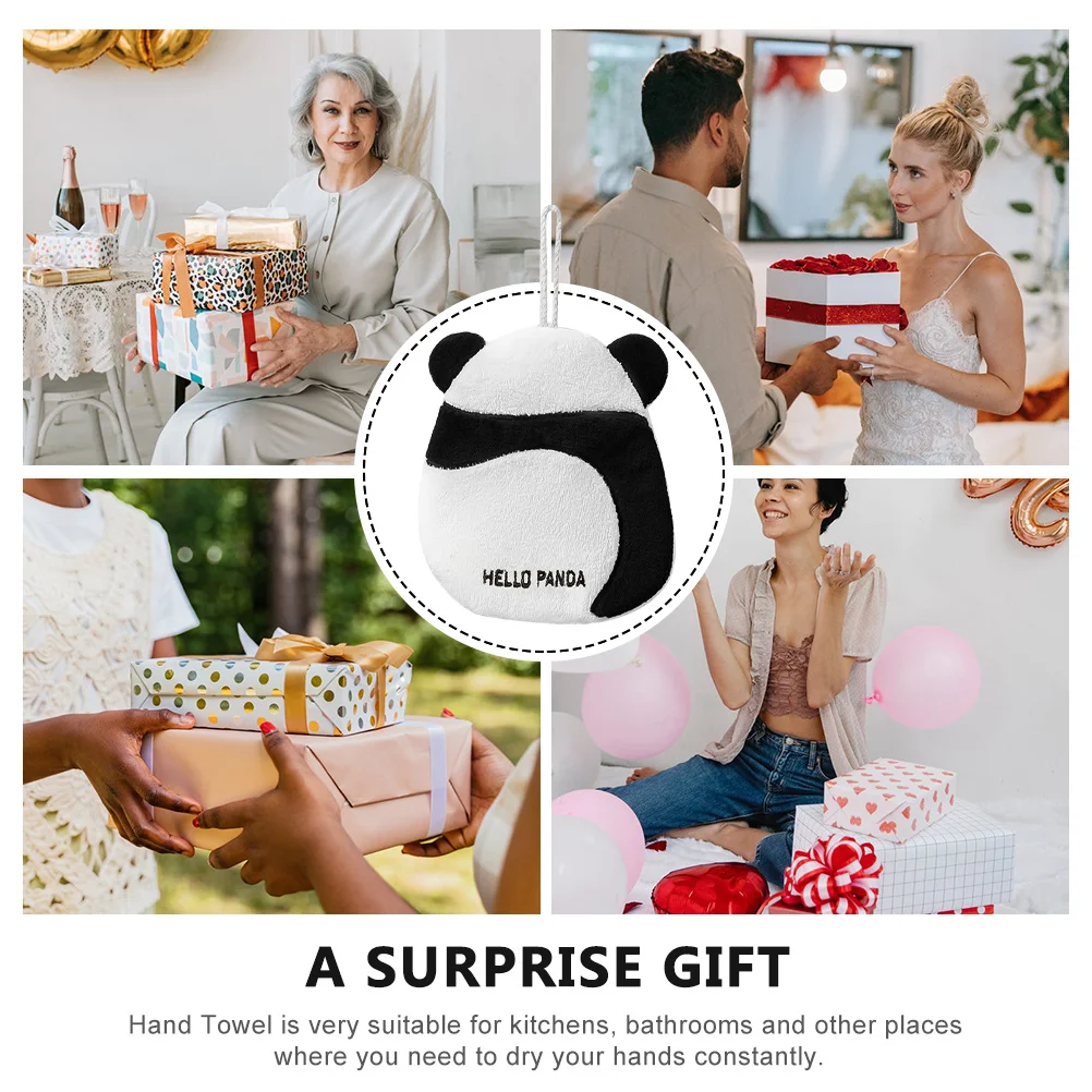 

Coral Fleece Hand Towel Kitchen Washcloth Quick Absorption Towels for Home Bathroom Cartoon Design Drying Cloth