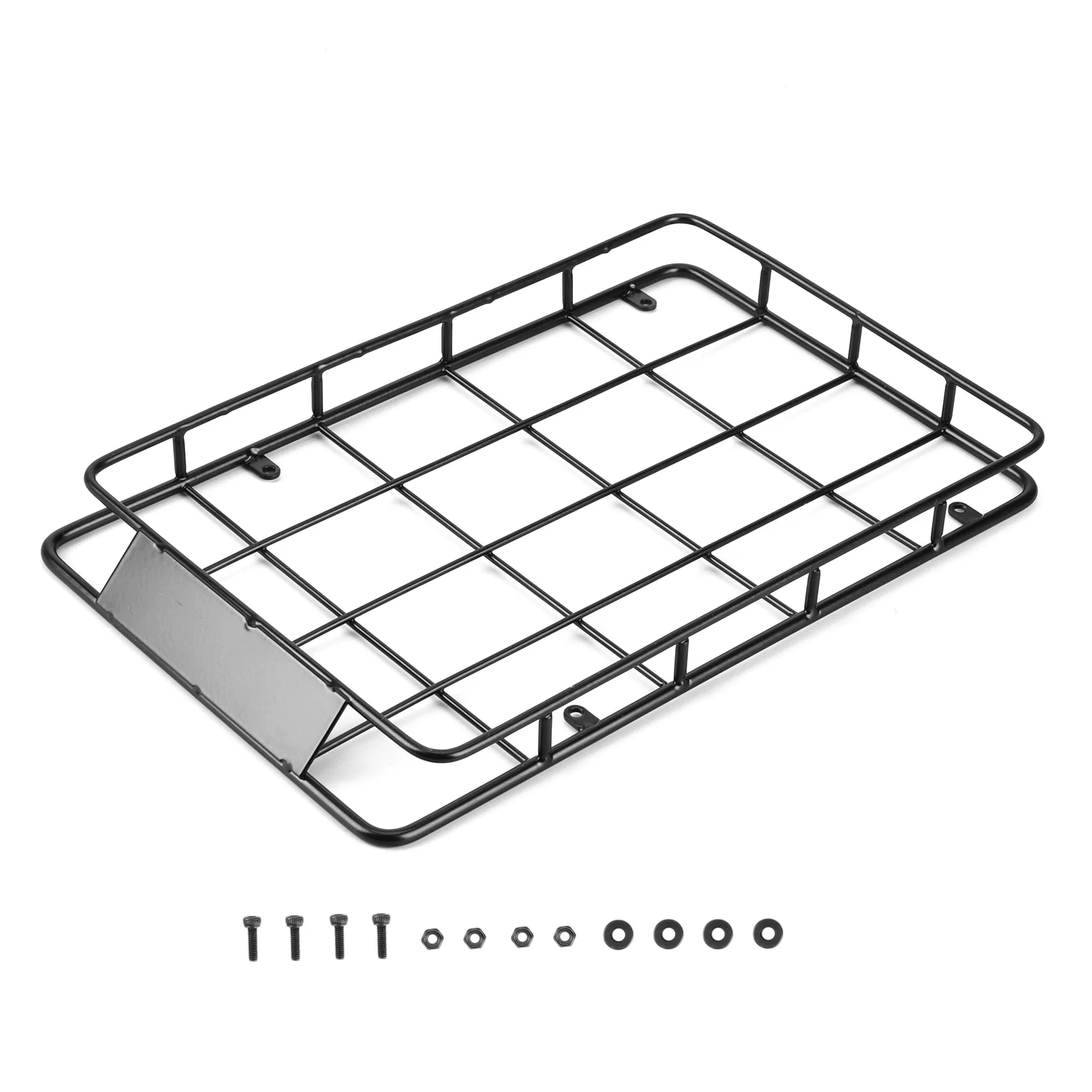 

230x147mm Metal Roof Rack Camel Cup Luggage Tray for 1/10 RC Crawler Car Axial SCX10 TRX4 D90 Parts