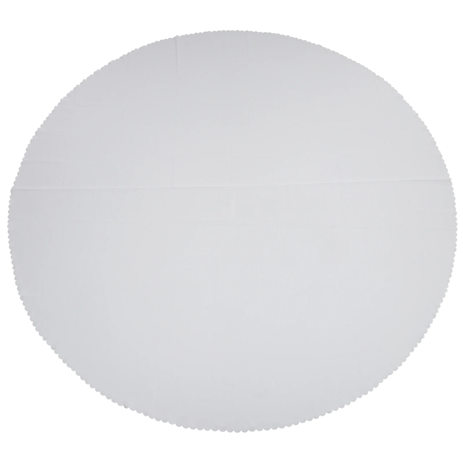 

1pc 120 Inch Round Tablecloth Wedding Banquet Table Cloth Hotel Restaurant White Picnic Camping Cover Protector