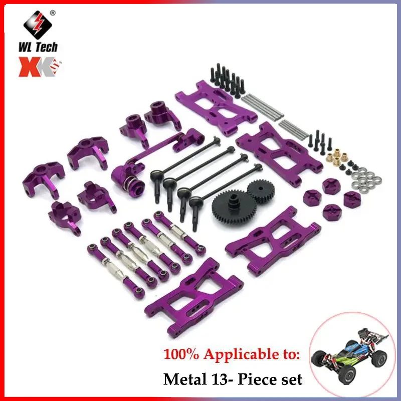 For WLtoys 144010 144001 144002 124017 124019 RC Car, Metal Conversion Parts, Upgrade Kits, Wearing Parts Replacement