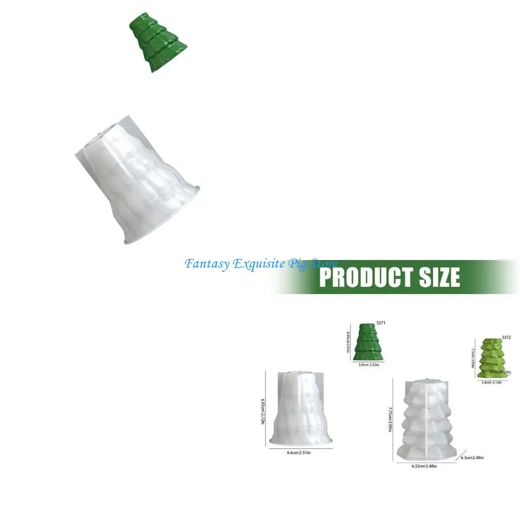 

DIY рождественская елочная подставка для свечей силиконовая форма для смоляной штукатурки цементных ремесленных проектов