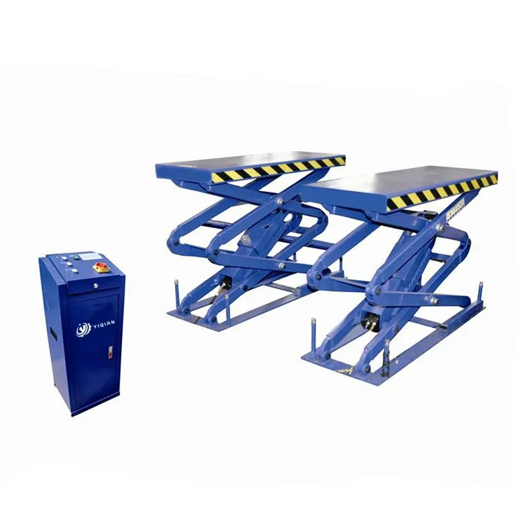 

Best Price In Stock Fast Delivery CE Certification Nice Double-cylinder High Quality Cheap Inground Scissor Hydraulic Car Lift