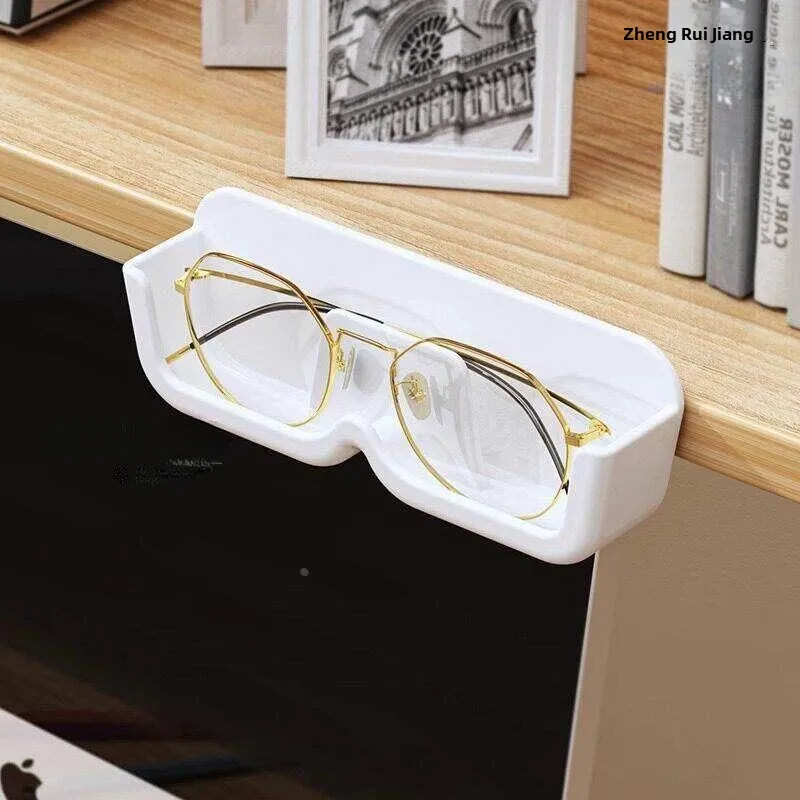 

Wall-Mounted Storage Rack Eyeglass Organizer Dormitory Essential Bedroom Commercial Wood Made Hanging Shelf Convenient Usage