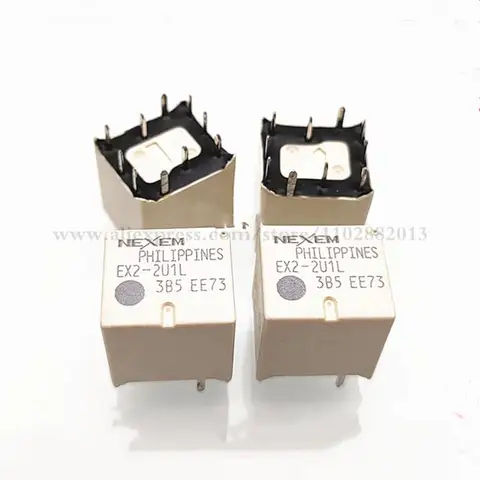 10PCS EX2-2U1S EX2-2U1L EX2-2U1J EX2 2U1S EX2 2U1L EX22U1 Central door lock relay 12V DIP10 25A NEW Auto Relay