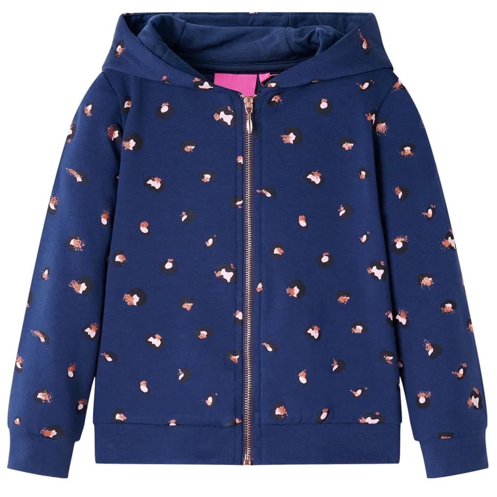 Kids' Hooded Sweatshirt Navy Blue 116