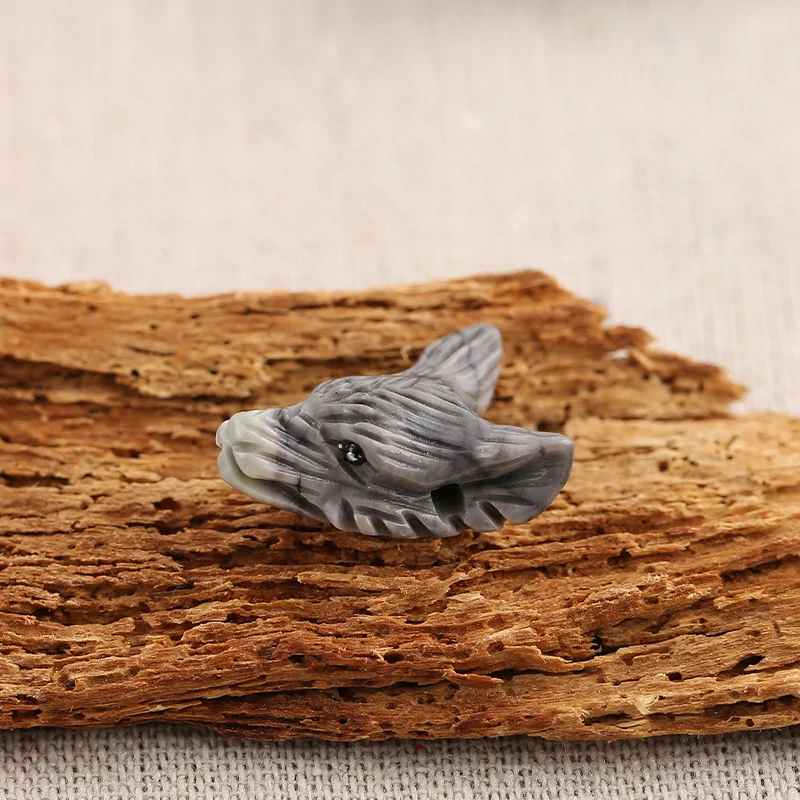 B&F Handmade Picasso Jasper Pendants, Genuine Natural stones beads, Unique Stones for jewelry & DIY Earring Beads