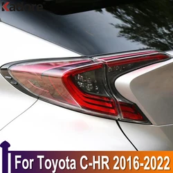 For Toyota C-HR CHR 2016-2020 2021 2022 Chrome Taillight Lamp Trim Cover Rear Tail Light Lamp Decoration Exterior Accessories