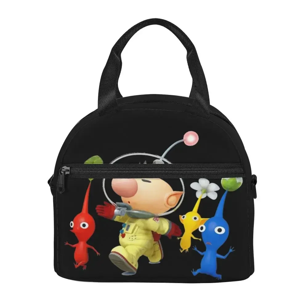 

Большие термоизолированные ланч-боксы с логотипом Pik Me Pikmin, с регулируемым внутренним ремнем и аксессуарами, уникальный контейнер для обеда