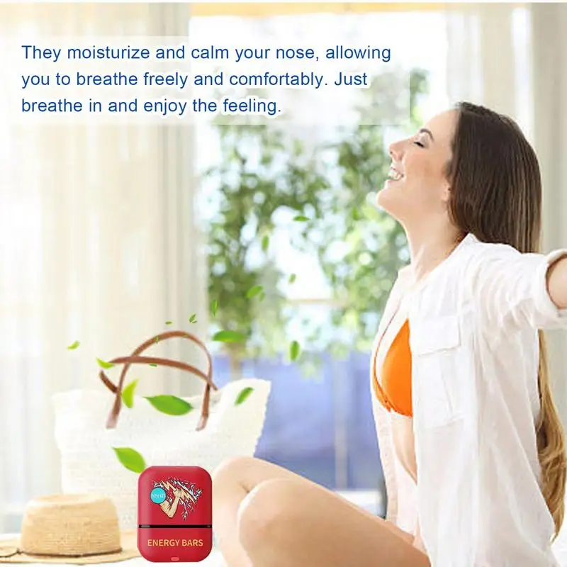 Nasal Herbal Box Liver Cleaning Nasal Inhaler Aromatherapy Inhaler With Cooling Oils Cooling Sensation Sinus & Congestion Relief