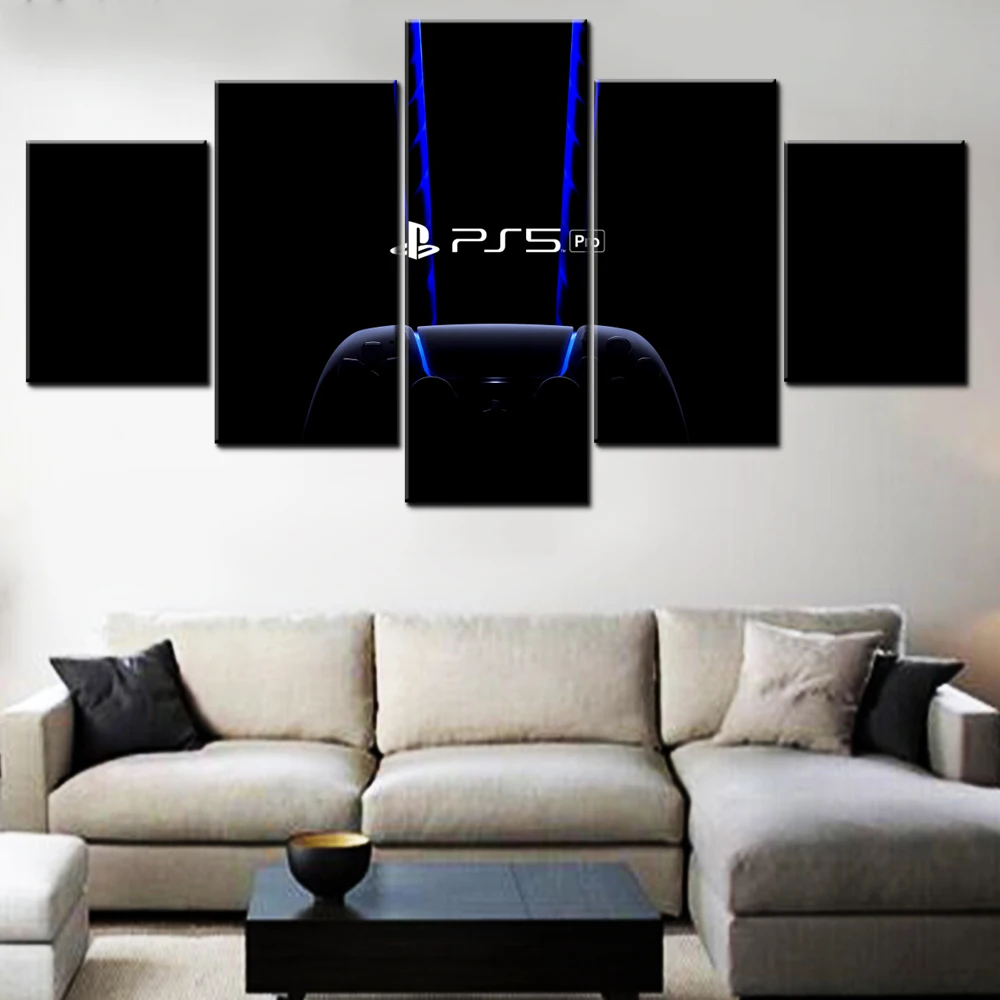 5 Pieces Canvas Wall Arts Poster Painting Technology Play 5 Pro AMOLED Wallpaper Home Decor Picture Printing For Living Room Art
