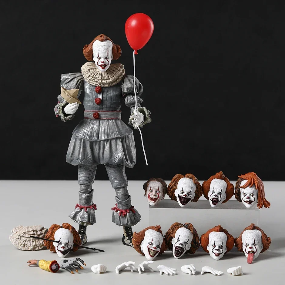 

NECA The Many Faces of Clown Action Figure Model Doll Toy Cool Birthday Gift