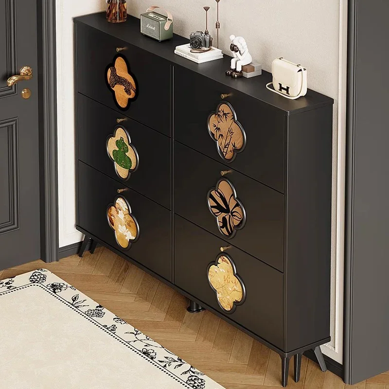 Ultra Thin Drawers Shoe Cabinet Designer Bathroom Wooden Organizer Shoe Cabinet Cleaner Hallway Archivadores Entrance Furniture