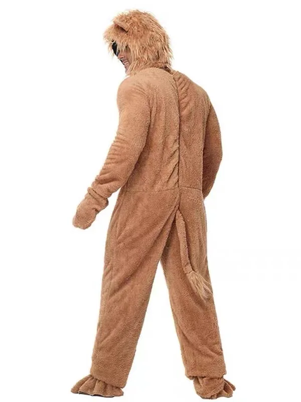 성인용 로우인 사자 의상 파티 공연복 야생 사자 왕 변신 파티 공연 의류