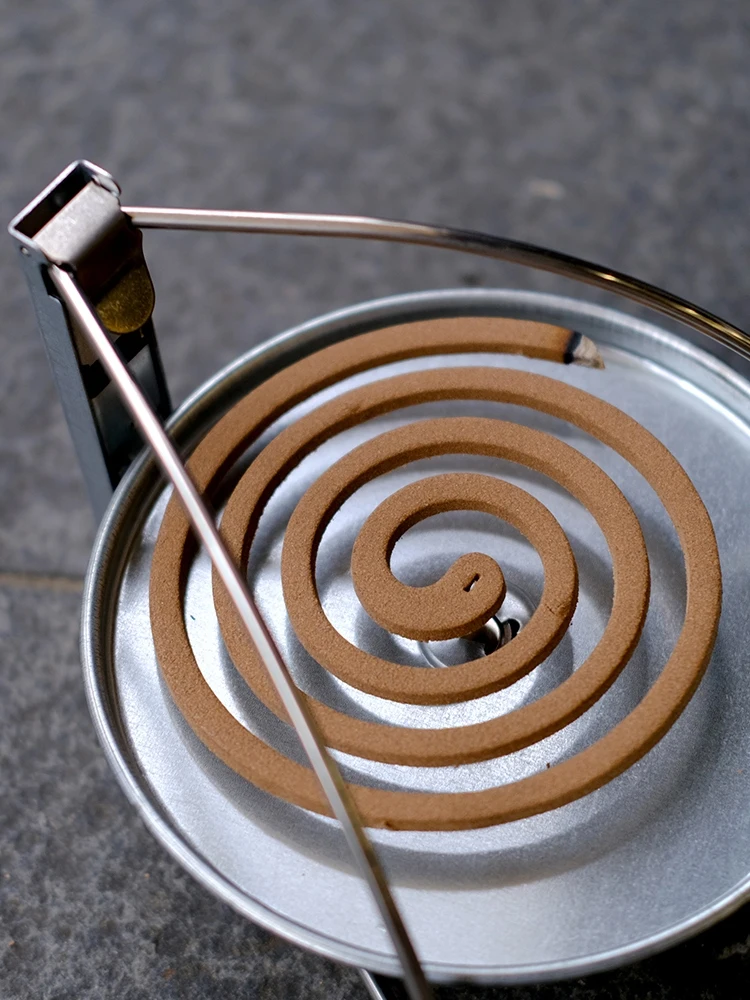 

Поднос для спирали от комаров Dulton из нержавеющей стали, портативная камера для наружного использования, штабелируемый держатель для благовоний, подставка для домашнего хранения, органайзер