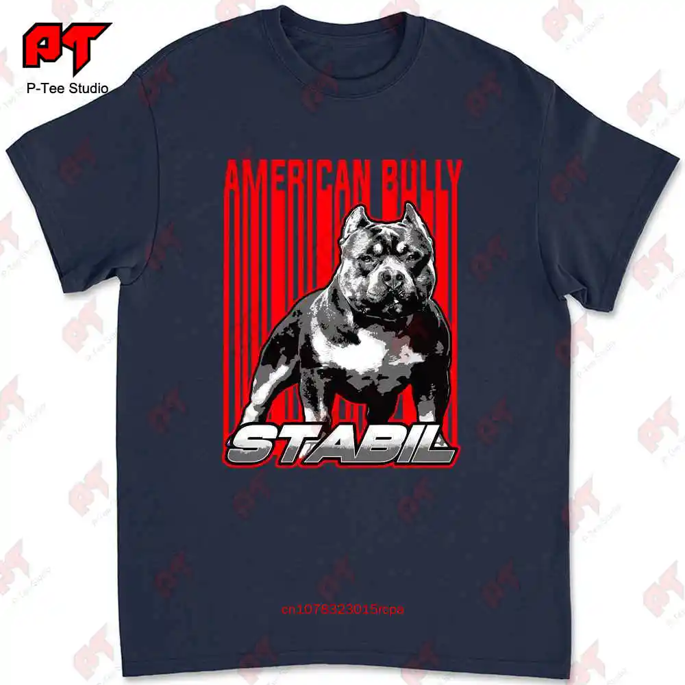 T Shirt American Bully Stable Bulldog I Love Bullies Dog Doglover W73R