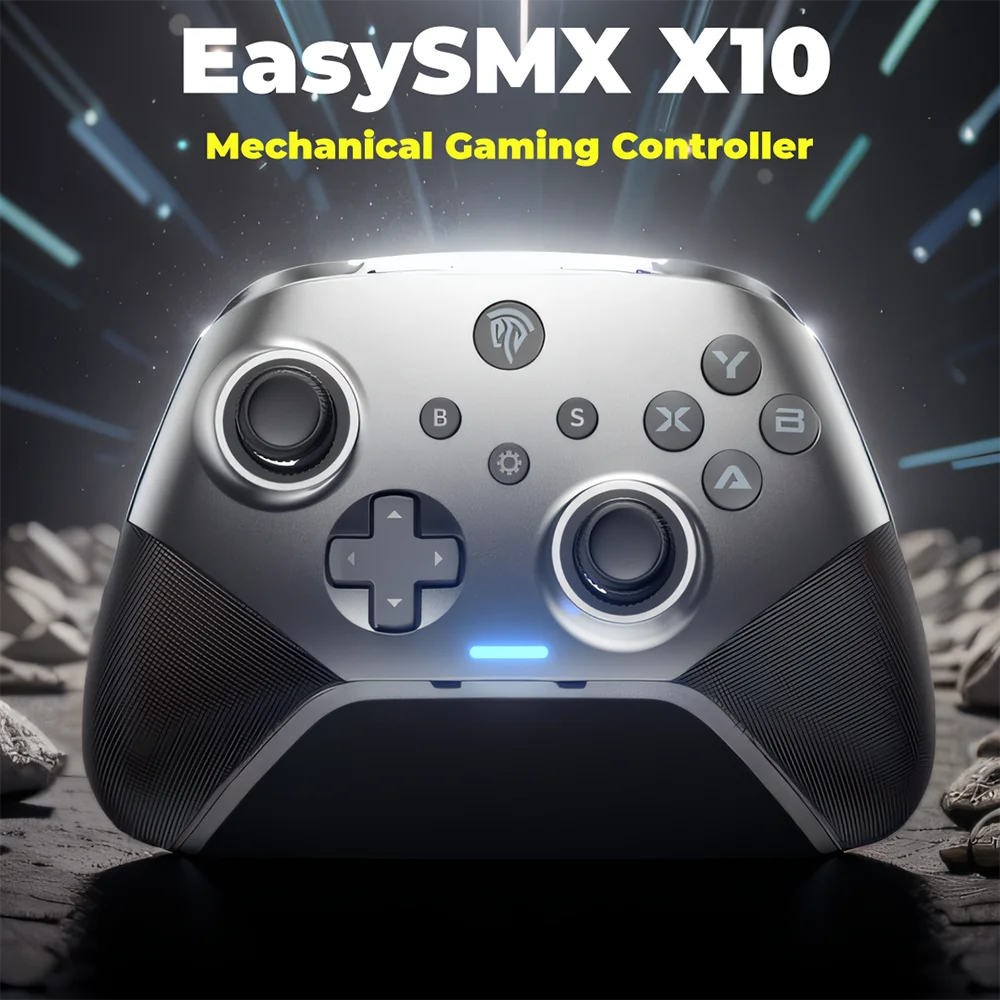 Механический контроллер EasySMX X10, Bluetooth-геймпад, совместимый с ПК/Nintendo Switch/телефоном/телевизором, магнитный корпус, эффектом Холла