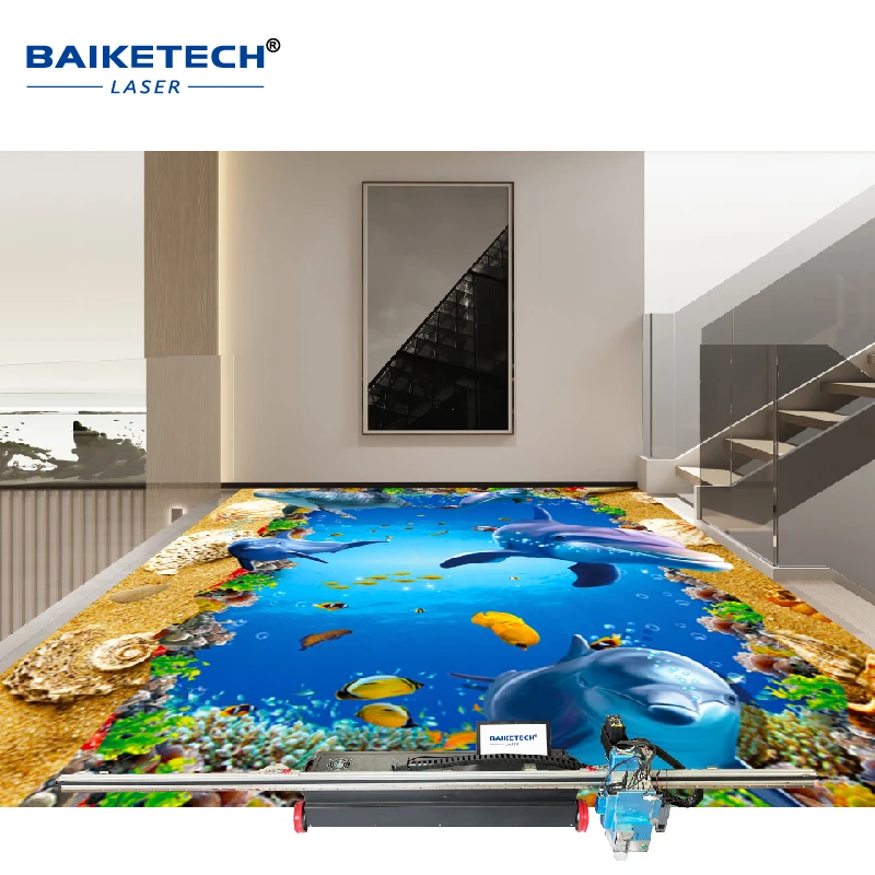 TH-UP32 Preço de atacado 3D UV AI impressora jato de tinta à terra máquina de pintura de estacionamento de carro