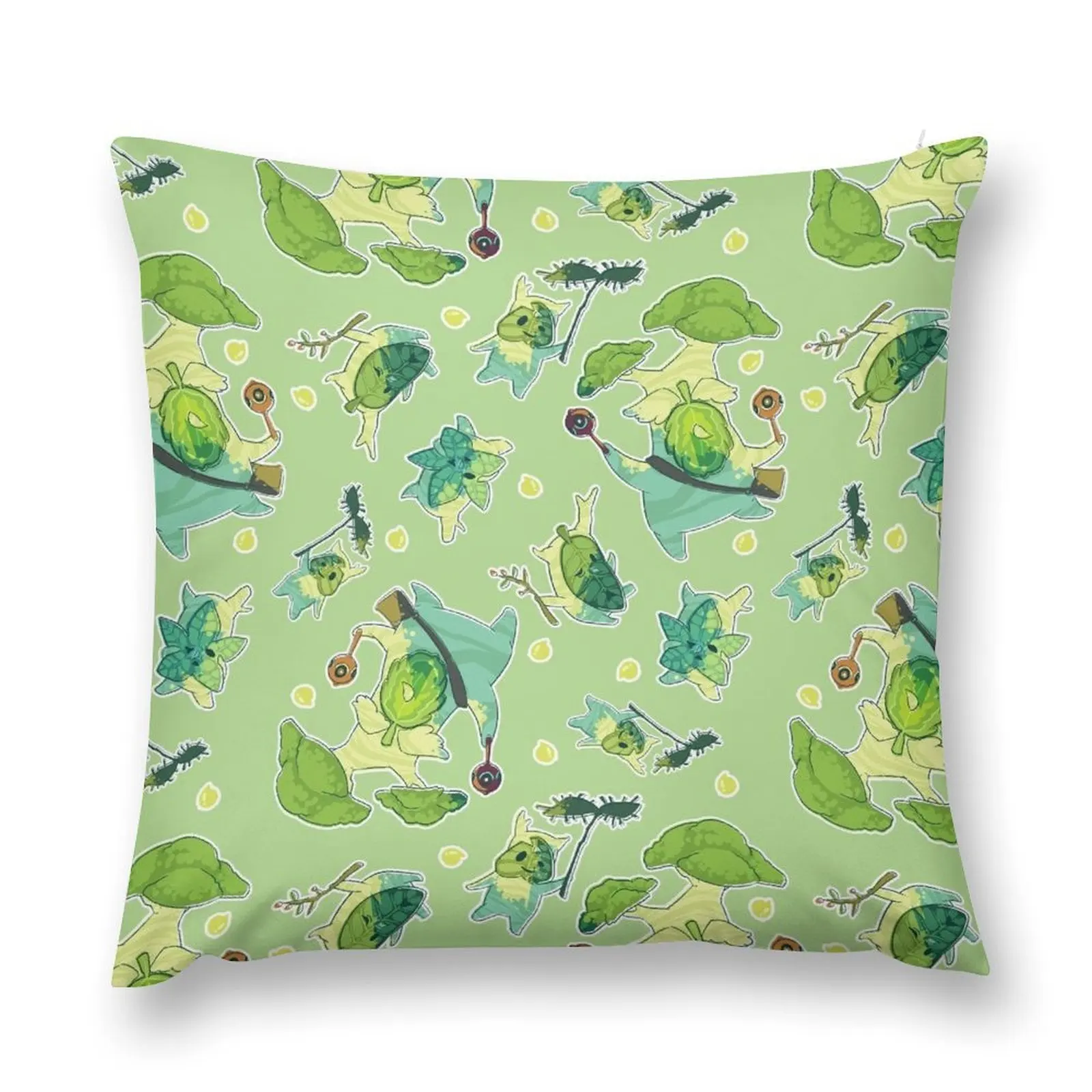 Juste de coussin de canapé à motif Korok pour enfants, taies d'oreiller de luxe