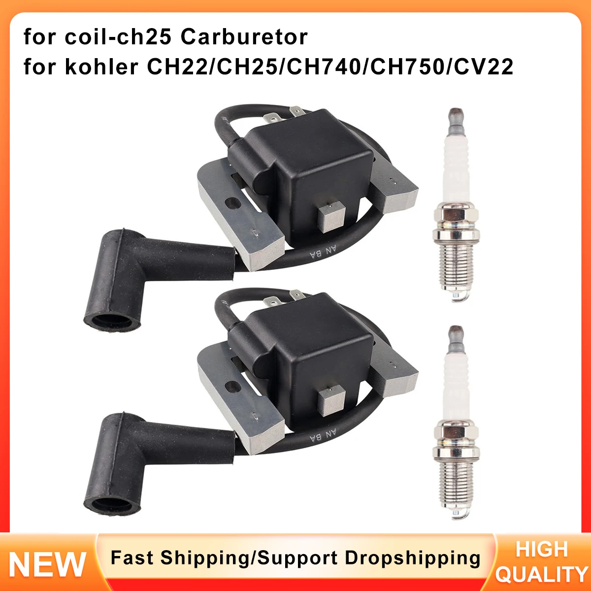 24-584-36-S Kit bobina di accensione e armatura - Compatibile con motori Kohler CH22 CH25 CH740 CH750 CV22 CV25 CV740