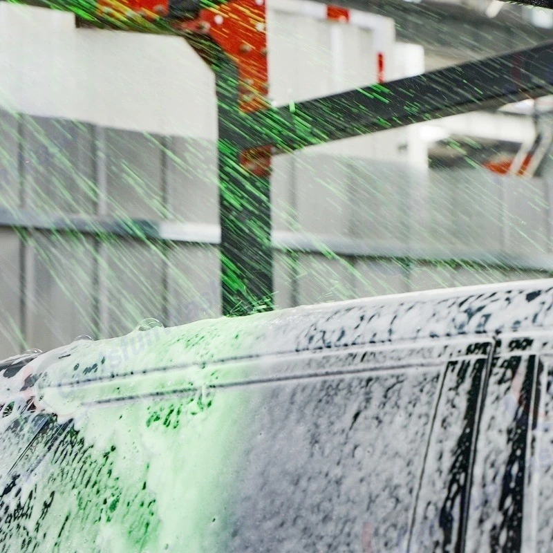 360 Degrees Touchless Washing Equipment Custom Automatic Car Wash Machine for Commercial Vehicle Cleaning
