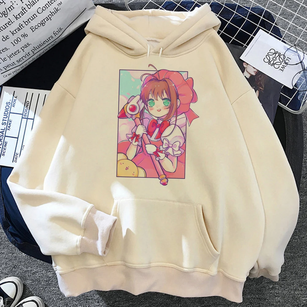 

Cardcaptor Sakura hoodies women streetwear Kawaii sweat y2k clothes tracksuit women anime clothes