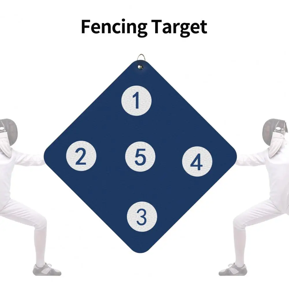 Strong Sword Target Non-deformation Wall Mounted No Odor Fencing Faux Leather Self-Training Sword Hanging Target for Fencing