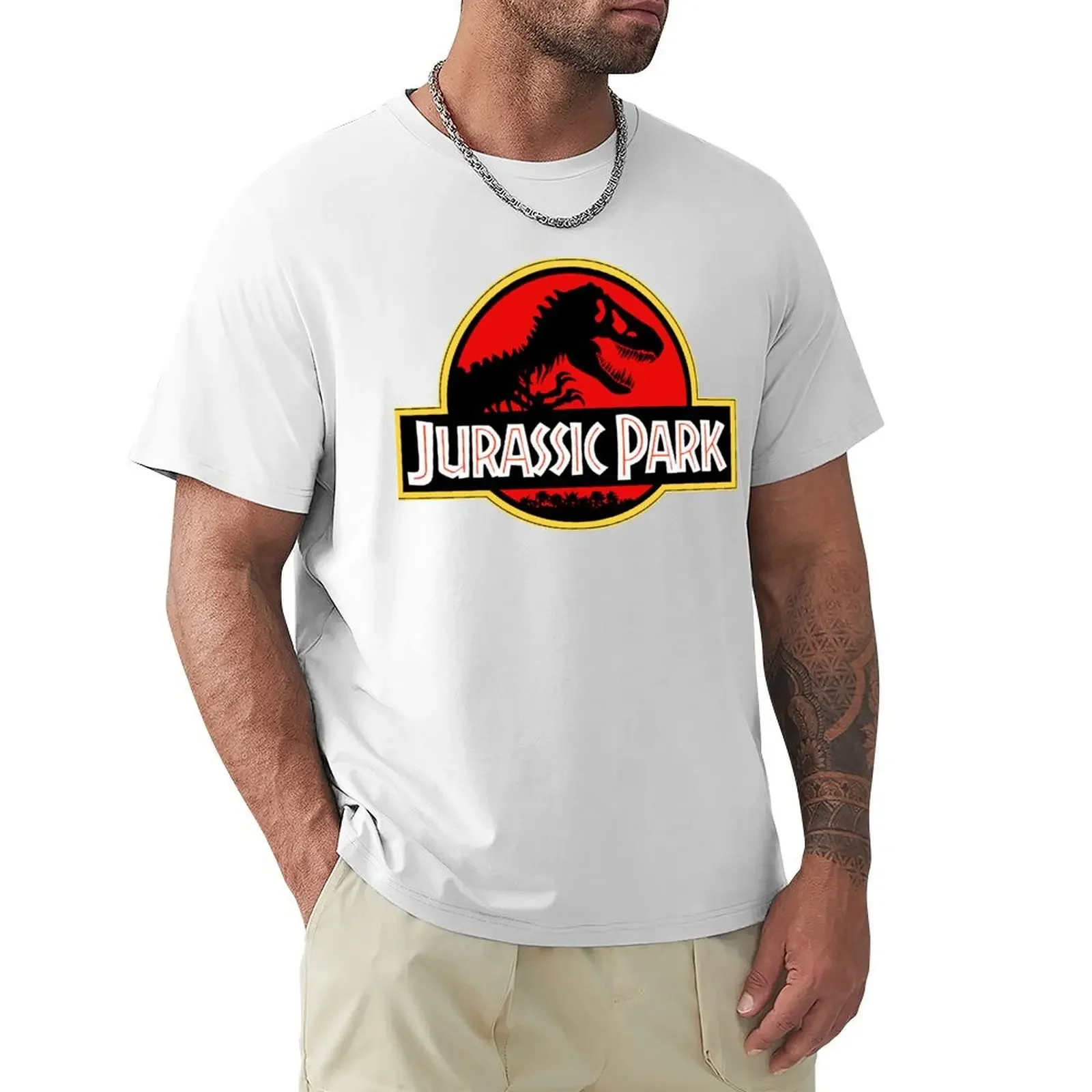 graphic tees sweat mens t shirts casual stylish Jurrasic Park Classic T-shirt shirts  harajuku  oversized t shirt