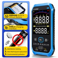 FNIRSI S1 Digital Auto Multimeter 9999 Counts AC DC Voltage Resistance Capacitance Diode NCV Hz Live Wire Color Display Tester