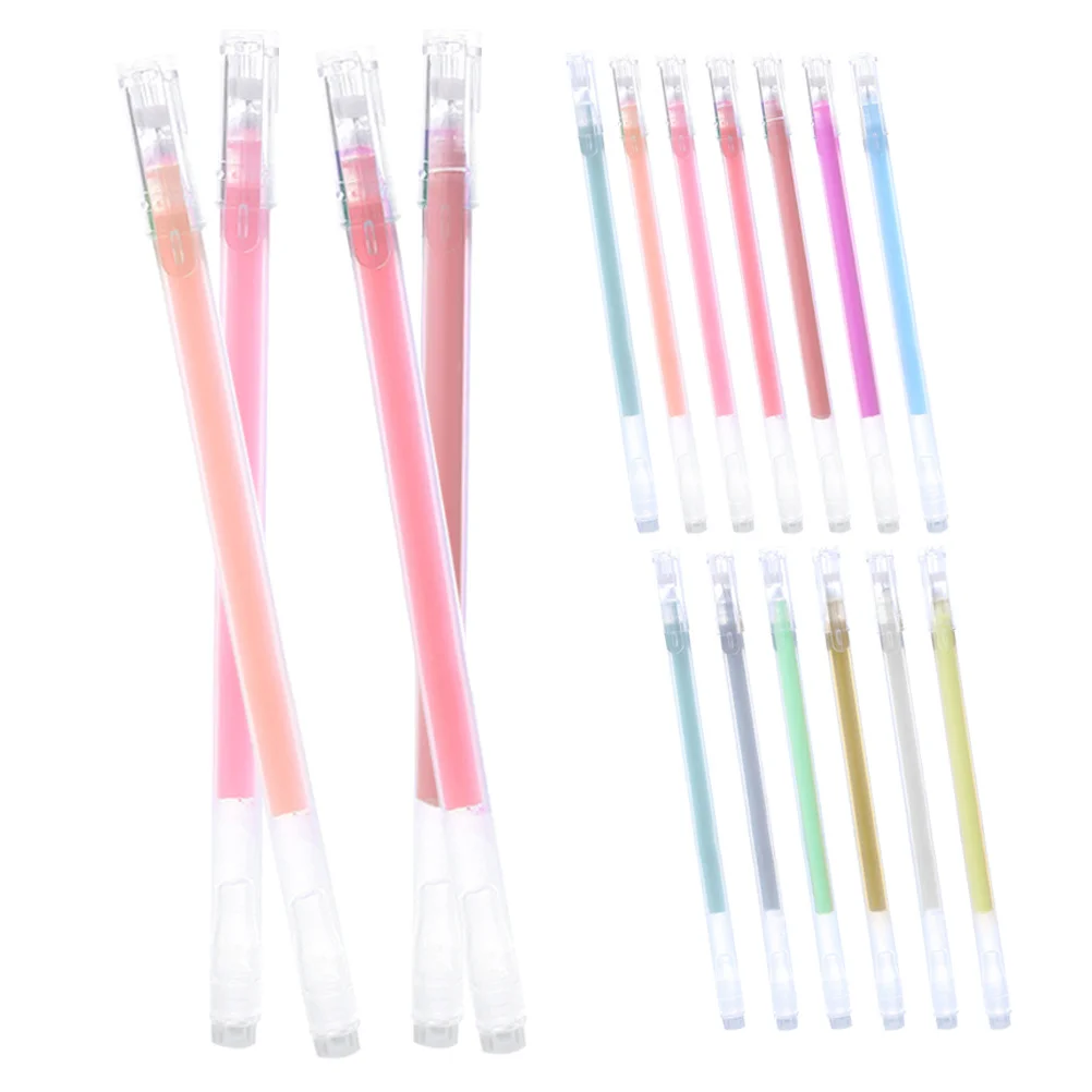 

24pcs Glitter Gel Pens Smooth Writing Doodling Markers Set Portable Drawing Tool For Adult Coloring Art Supplies