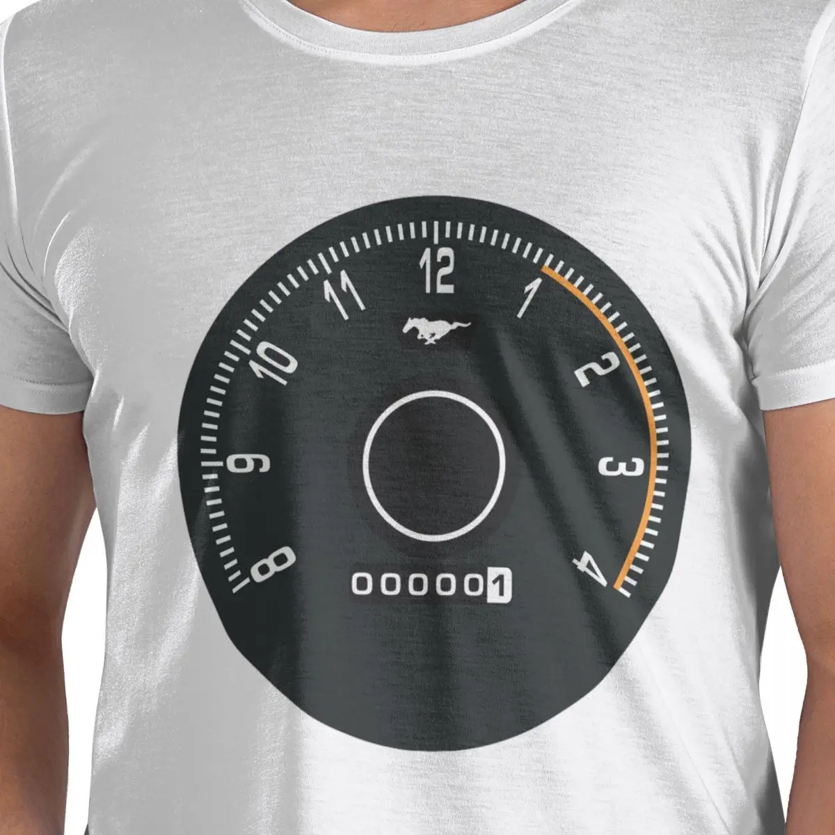 

Mustang Tachometer 100% Cotton T-Shirt Men's Classic T Shirts Men Round Neck Short Sleeve S-6XL