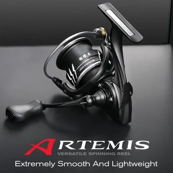 TSURINOYA 새로운 스피닝 낚시 릴 ARTEMIS 800 1500S 2500SH 3000SH 얕은 스풀 다목적 롱 캐스팅 릴 고속 휠
