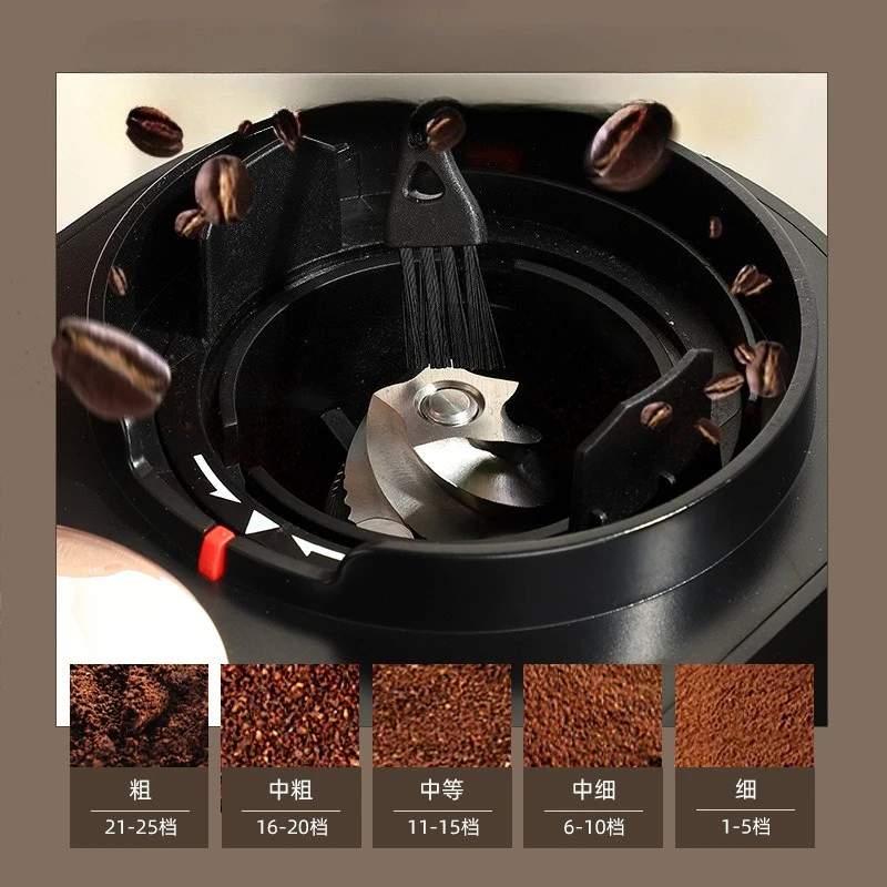 Household Electric Coffee Bean Grinder For Espresso Multi Grind Setting Home Coffee Maker